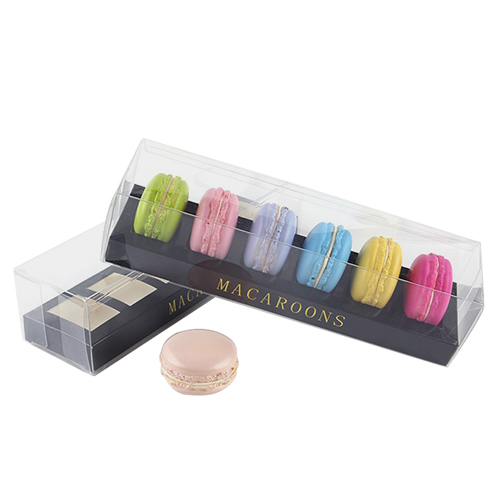 Macarons Box With Clear Cover